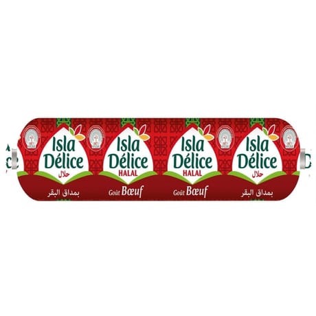 Isla Délice saucis'délice boeuf halal 500g