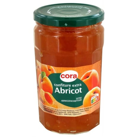 Cora confiture extra abricot 750g