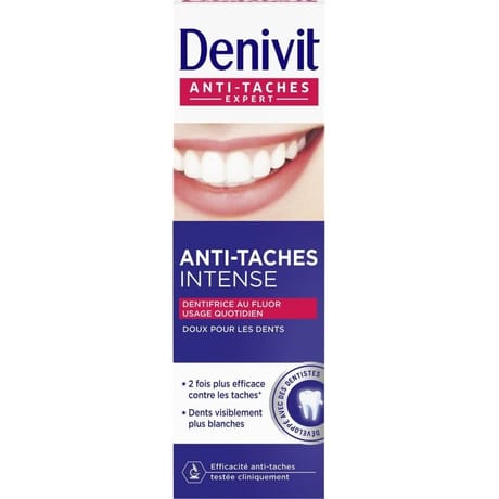 Denivit dentifrice au fluor anti-tâches intense 50 ml