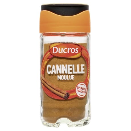 Ducros cannelle moulue flacon verre 39g