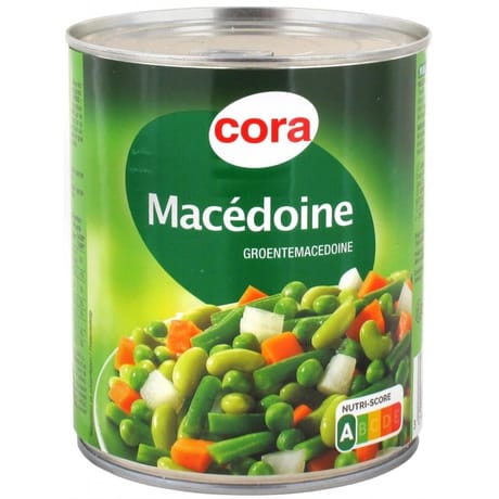 Cora macédoine de légumes 4/4 530g