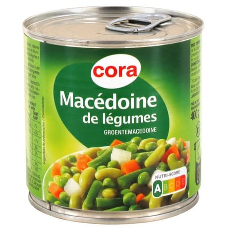Cora macédoine de légumes 1/2 265g