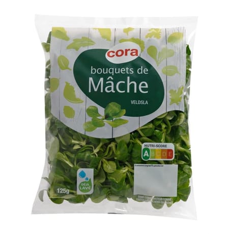 Cora salade mâche sachet 125g