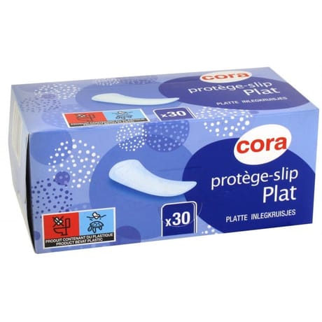 Cora protège-slip mince plat x30