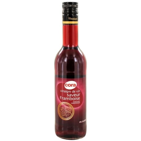 Cora vinaigre de vin arôme framboise 6° 50cl