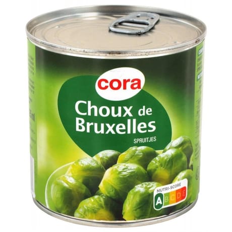 Cora choux de bruxelles 1/2 265g