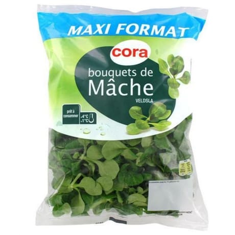 Cora salade mâche maxi format sachet 200g