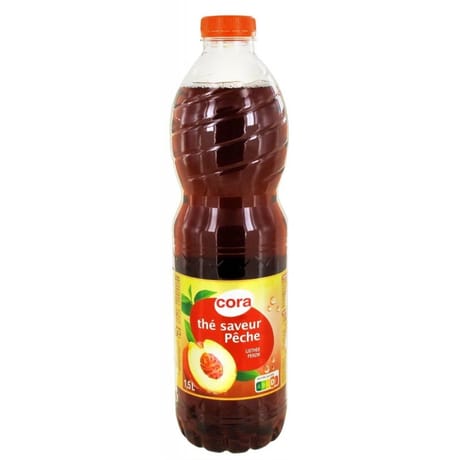 Cora thé glacé saveur pêche 1.5l