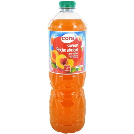 Cora boisson saveur pêche abricot 2l