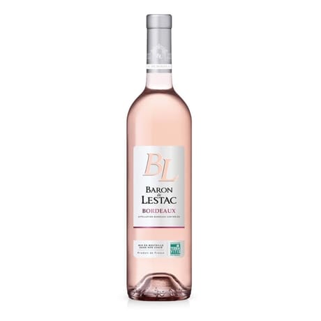 Baron de lestac aoc bordeaux rosé 75cl 12%vol