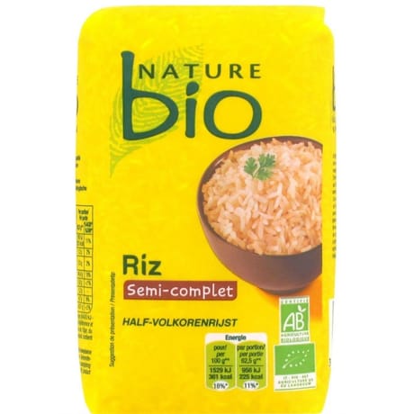 Nature bio riz semi complet 500g