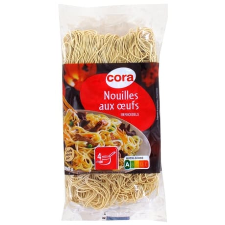 Cora nouilles chinoise aux oeufs 250g