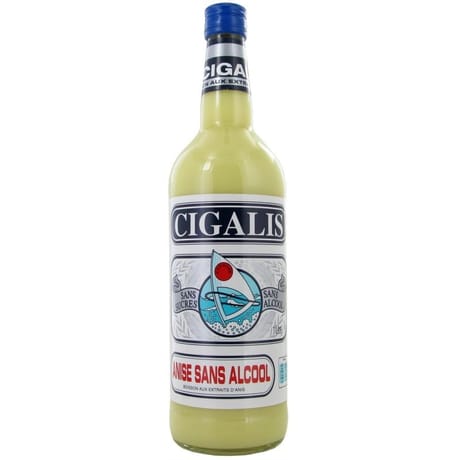 Cigalis pastis anise sans alcool 1l
