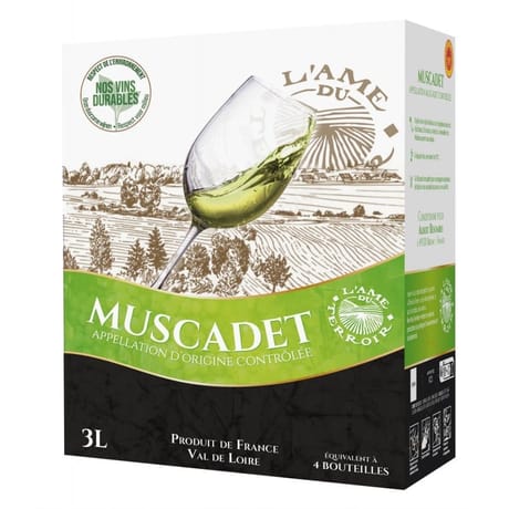 L'âme du terroir Muscadet  3 litres 12% Vol.