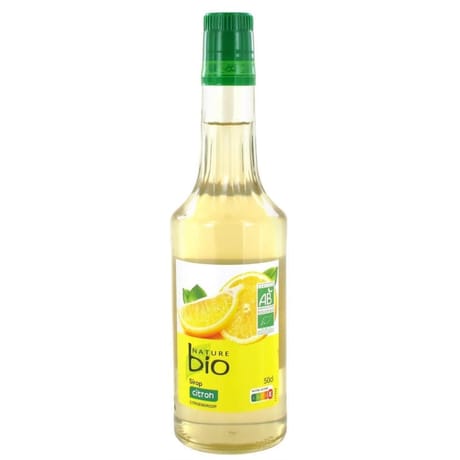 Nature bio sirop de citron bio 50cl