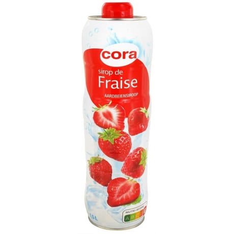 Cora sirop fraise bidon 1.5l