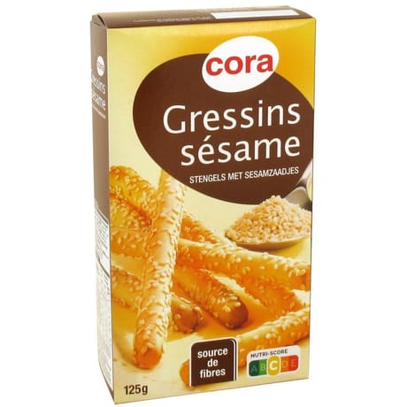 Cora gressins au sésame 125g
