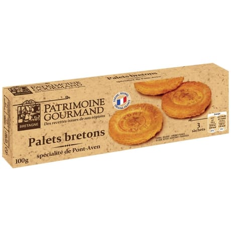 Patrimoine gourmand étui palets bretons 100g