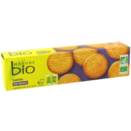 Nature bio sablés pur beurre  200g