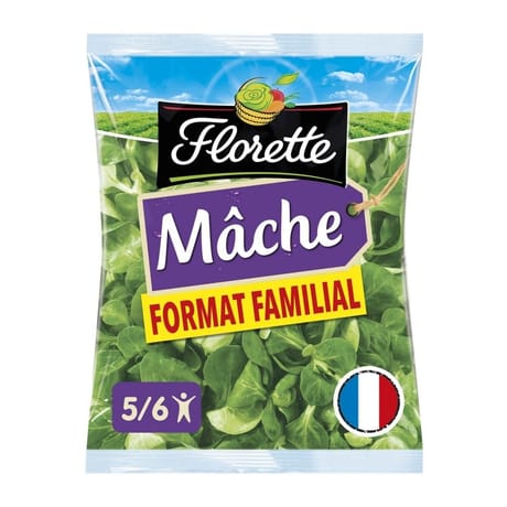 Florette salade mâche format familial sachet 200g
