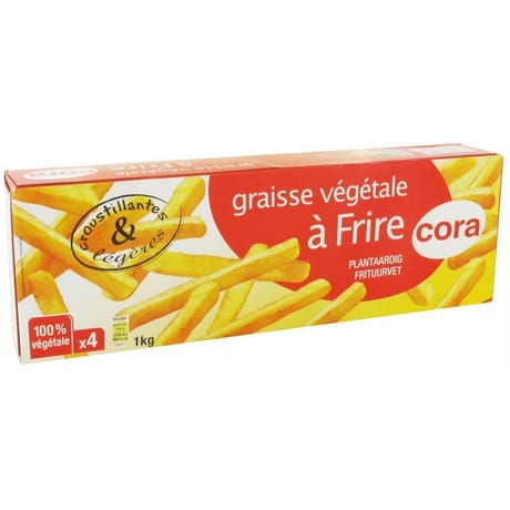 Cora graisse végétale à frire 4x250g