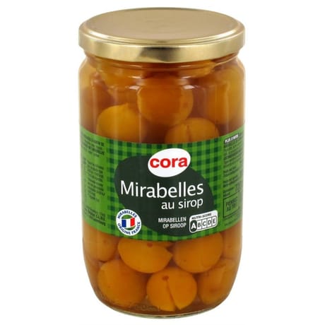 Cora mirabelles de lorraine au sirop 385g
