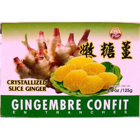 PSP gingembre confit en tranche 125g