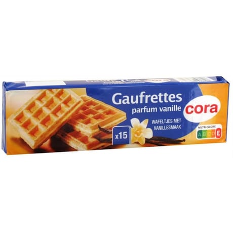 Cora gaufrettes vanille 110g