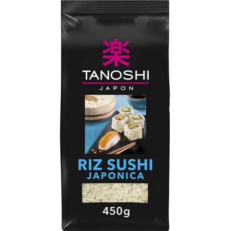 Tanoshi riz sushi 450g