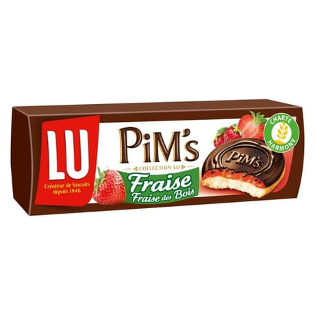 Lu Pim's fraise touche de fraise des bois 150g