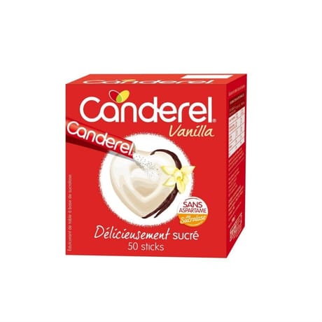 Canderel vanilla 50 sticks - 100g