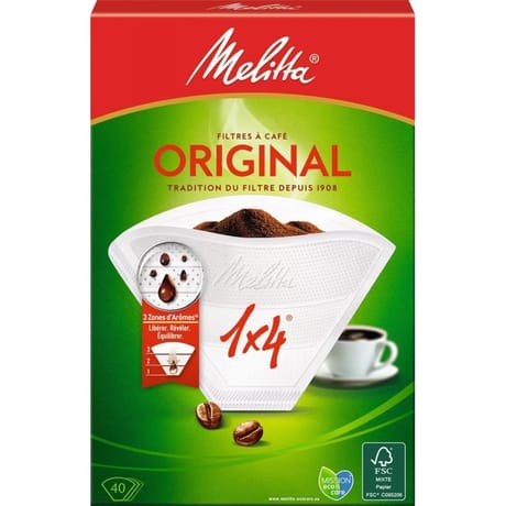 Melitta filtres 1x4 original x40