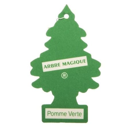 Arbre magique desodorisant voiture parfum pomme verte 11g