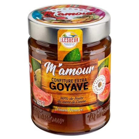 M'amour confiture goyave  pot verre 325g