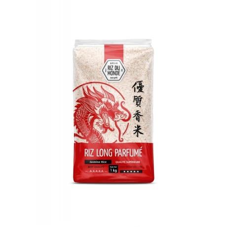 Riz du monde riz long parfumé dragon 1kg