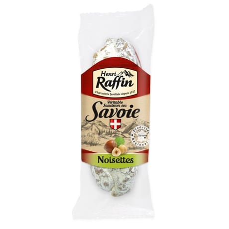 Henri Raffin saucisson sec pur porc aux noisettes 200g
