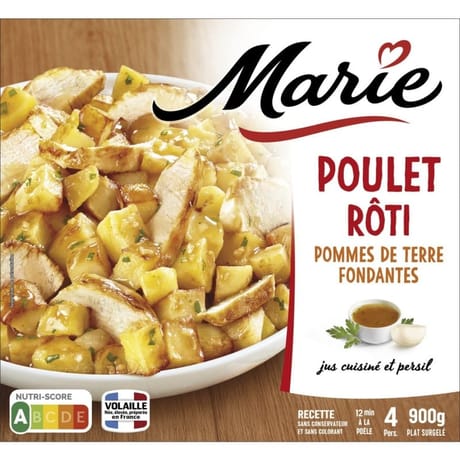 Marie poulet rôti pommes de terre fondantes 900g