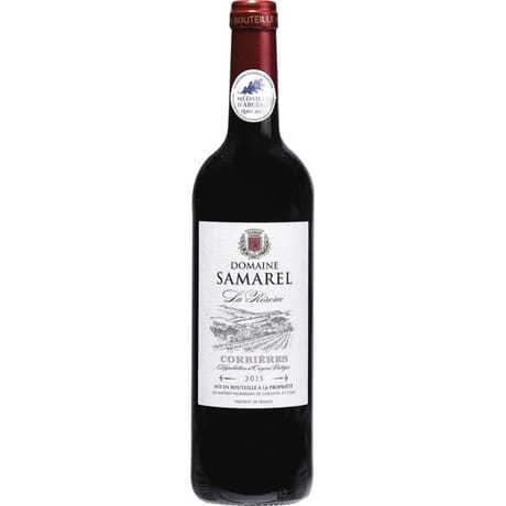 Corbieres Rouge Domaine Samarel  13.5% Vol. 75cl