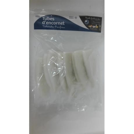 Tubes d'encornet crus sachet 600g