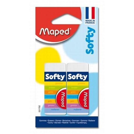 Maped 2 gommes softy extra douce