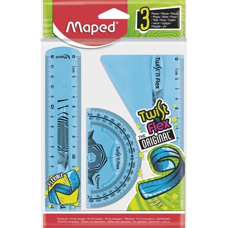 Maped kit traçage 3 pièces twist'n flex