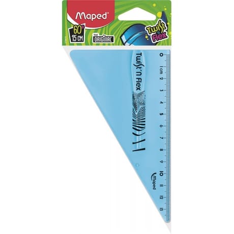 Maped equerre 60 ° 15 cm twist'n flex
