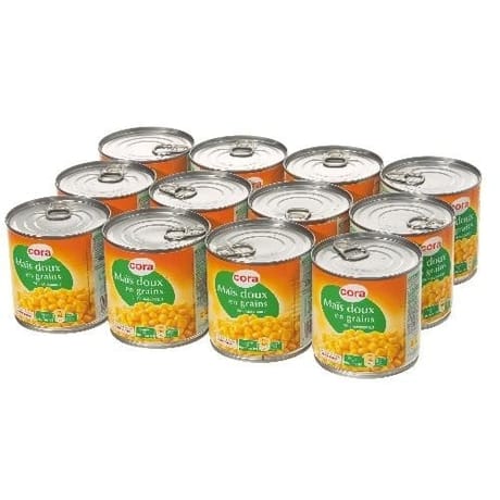 Cora maïs doux en grains 285 g x 12 3420g