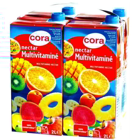 Cora nectar multivitaminé brique 4x2l