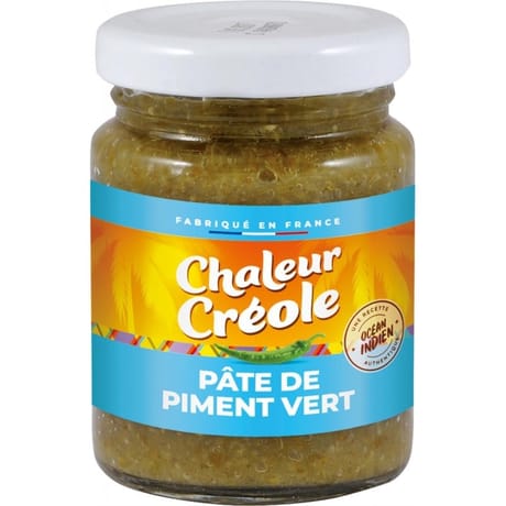 Chaleur Créole pâte de piment vert 100g