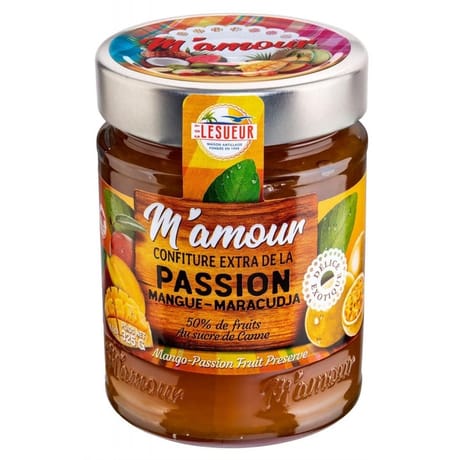 M'amour confiture passion pot verre 325g