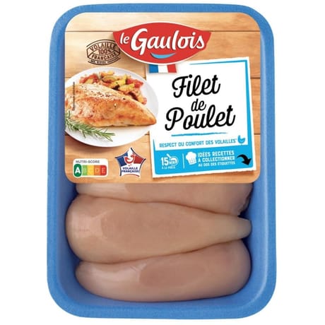 Le Gaulois filet de poulet blanc 720g