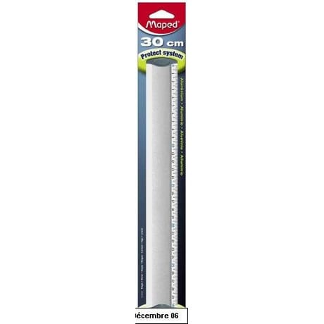 Maped règle plate 30 cm aluminium