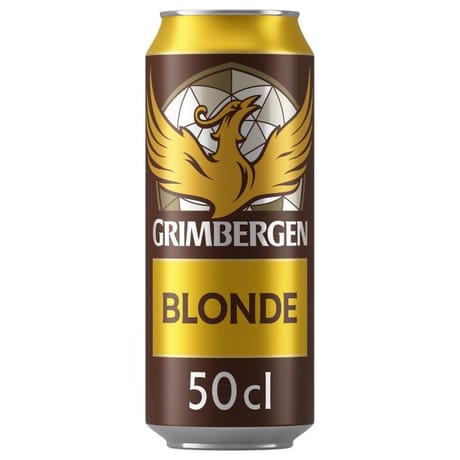 Grimbergen bière blonde d'abbaye canette 50cl 6,7%vol