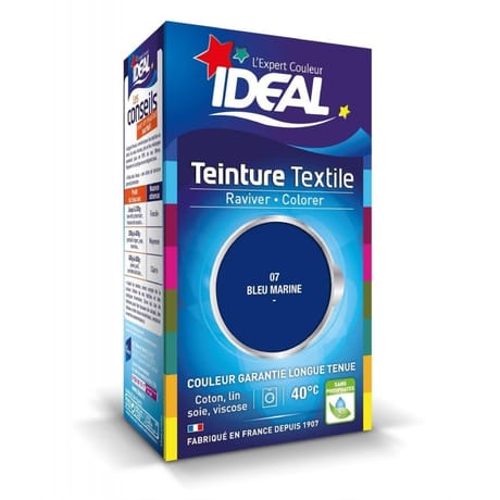 Ideal teinture textile grand teint mini marine 90g